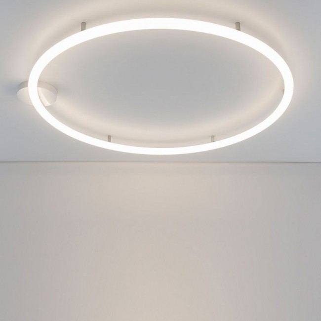 아르떼미데 Alphabet of Light Circular Wall/Ceiling Lamp 3553 VERSION APP COMPATIBLE/4255 SIZE O 155 CM