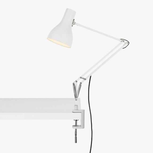 앵글포이즈 타입 75 Lamp with Desk Clamp ALPINE 화이트
