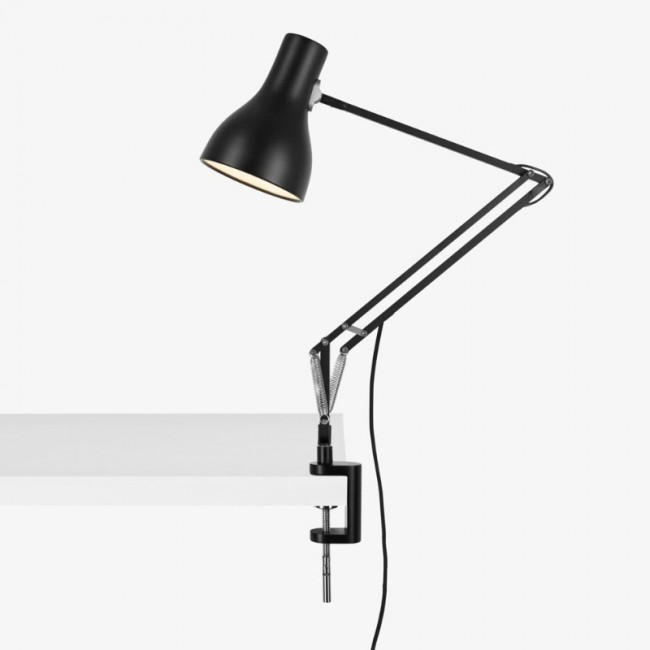 앵글포이즈 타입 75 Lamp with Desk Clamp 블랙