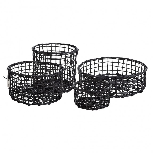 에른스트 Baskets 블랙 4-pack ERNST Baskets Black 4-pack 01694