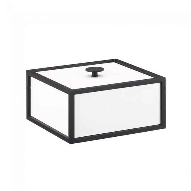 바이라센 프레임 14 Box With Lid 화이트 By Lassen Frame 14 Box With Lid  White 01578