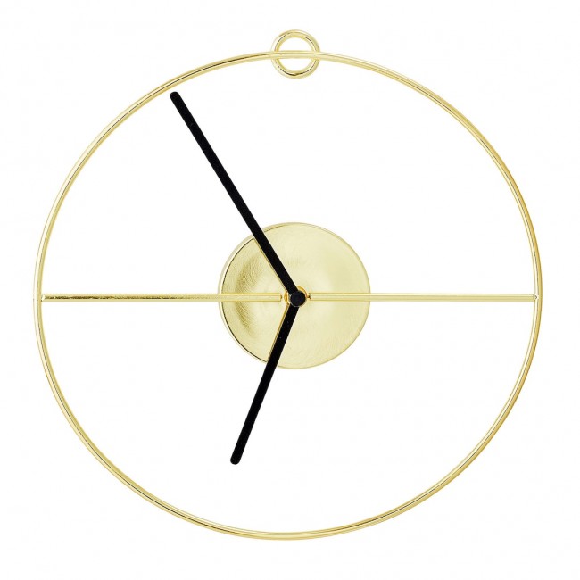 블루밍빌 벽시계 30cm 골드 Bloomingville Wall Clock Ø30cm  Gold 01289
