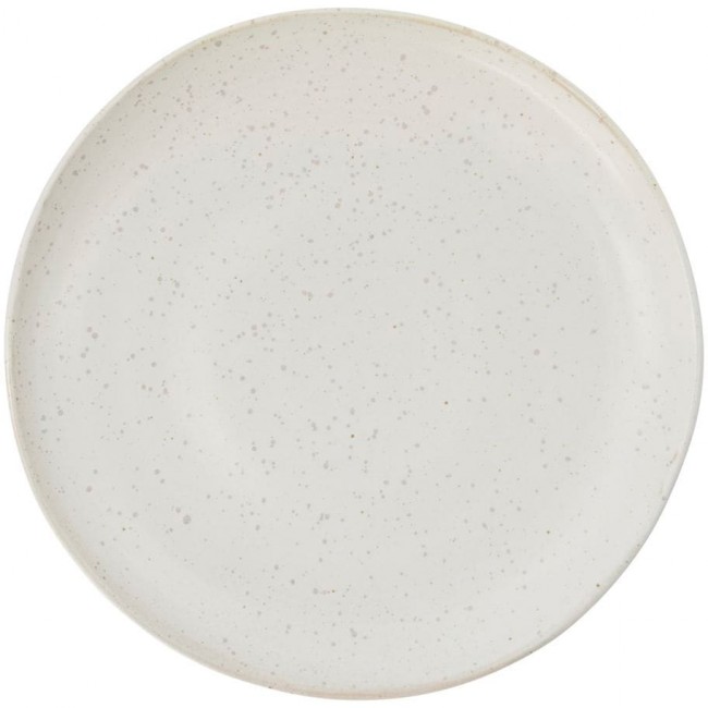 하우스닥터 Pion 접시 21 5 cm 화이트 / Grey House Doctor Pion Plate 21 5 cm  White / Grey 04676
