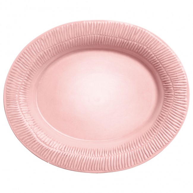 마테우스 스트라이프S 플래터 35x30 cm Light 핑크 Mateus Stripes Platter 35x30 cm  Light pink 04635