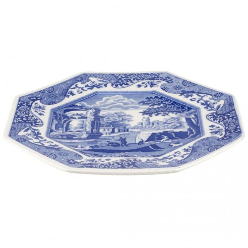 스포드 블루 Italian 서빙 접시 Octagonal 24.2cm Spode Blue Italian Serving Plate Octagonal 24.2cm 04634