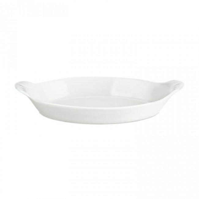 필리빗 오발 서빙 디쉬 Nr. 10 화이트 28x16x3 cm Pillivuyt Oval Serving Dish Nr. 10 White  28x16x3 cm 04620