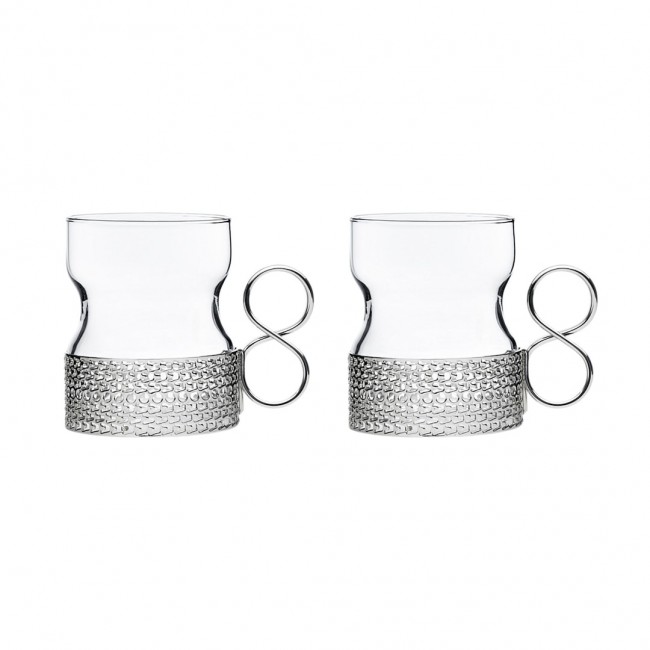 이딸라 Tsaikka 글라스 with Handle 23 cl Set Of 2 Iittala Tsaikka Glass with Handle 23 cl  Set Of 2 03661