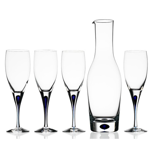 오레포스 Intermezzo 블루 화이트 와인잔 19 cl Orrefors Intermezzo Blue White Wine Glass 19 cl 03508