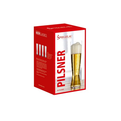 스피겔라우 Beer Classics Tall Pilsner Set of 4 43 cl Spiegelau Beer Classics Tall Pilsner Set of 4  43 cl 03464