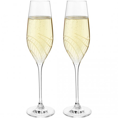 홀메가르드 CABER넷 라인S 샴페인잔 29 cl 2-pack Holmegaard Cabernet Lines Champagne Glass 29 cl 2-pack 03411