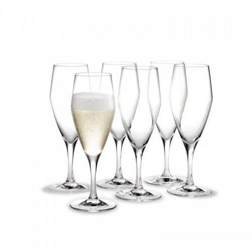홀메가르드 Perfection 샴페인 23 cl Set of 6 글라스ES Holmegaard Perfection Champagne 23 cl  Set of 6 Glasses 03382