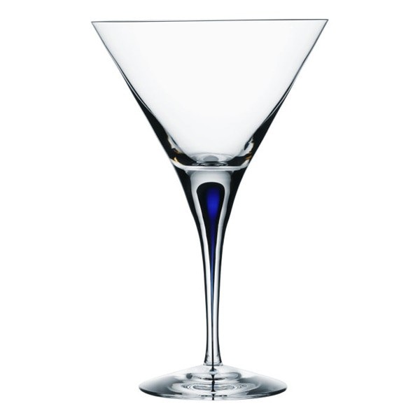 오레포스 Intermezzo 블루 Martini 글라스 25 cl Orrefors Intermezzo Blue Martini Glass 25 cl 03328