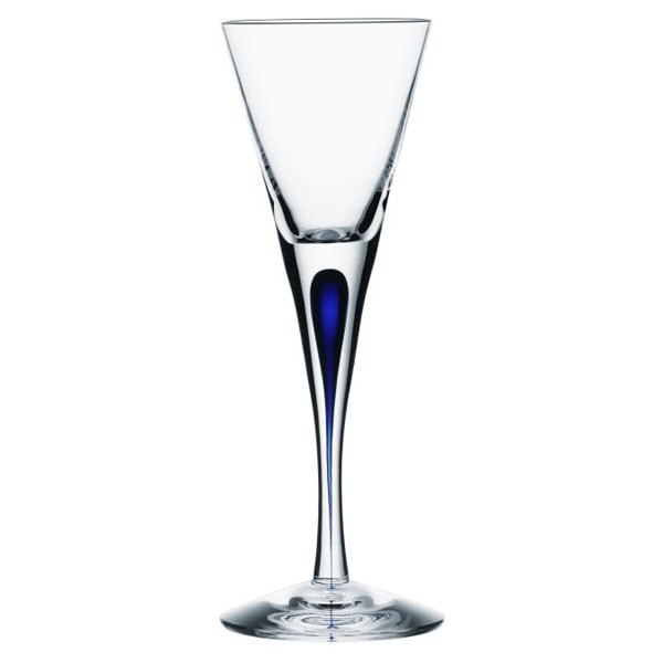 오레포스 Intermezzo 블루 Schnapps 글라스 Orrefors Intermezzo Blue Schnapps Glass 03269