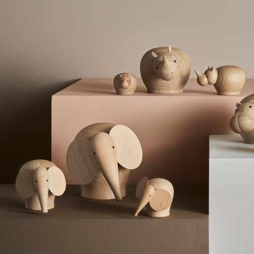 우드 Nunu 코끼리 Wood Figure 160775 Woud Nunu Elephant Wood Figure 160775 15439