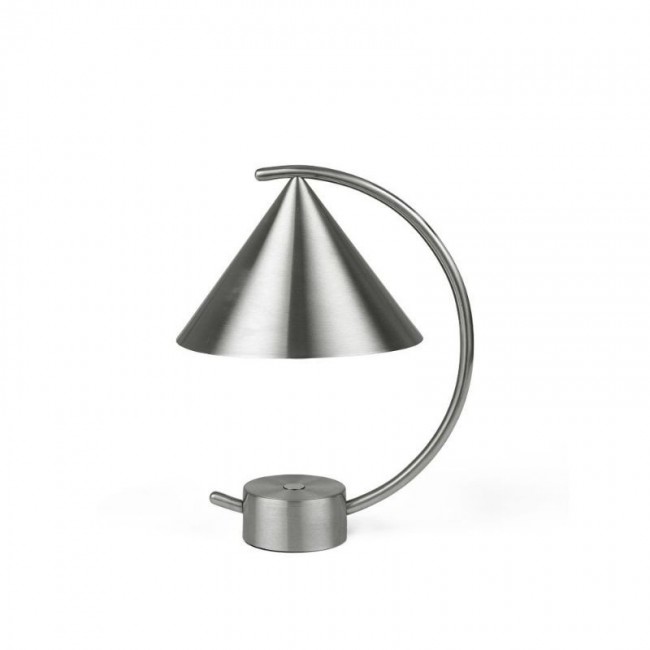 Ferm Living Meridian 테이블조명 BRUSHED STEEL