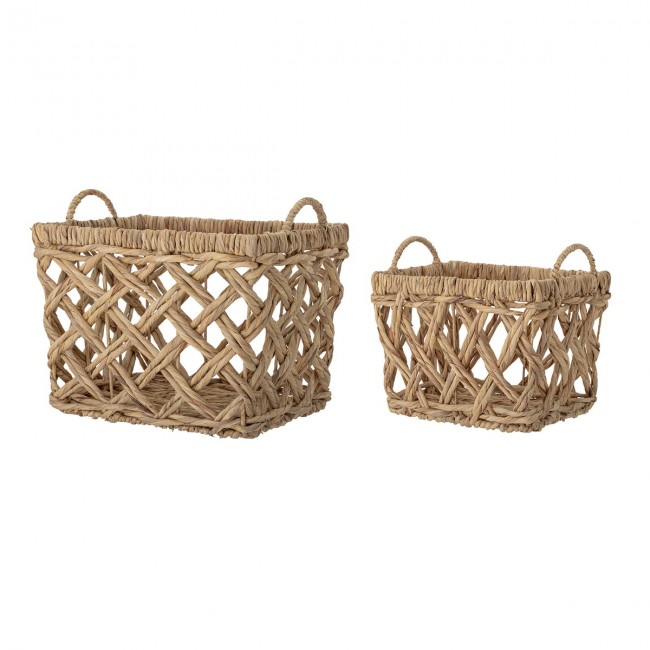블루밍빌 - Water hyacinth storage basket (set of 2) Bloomingville - Water hyacinth storage basket (set of 2) 08696