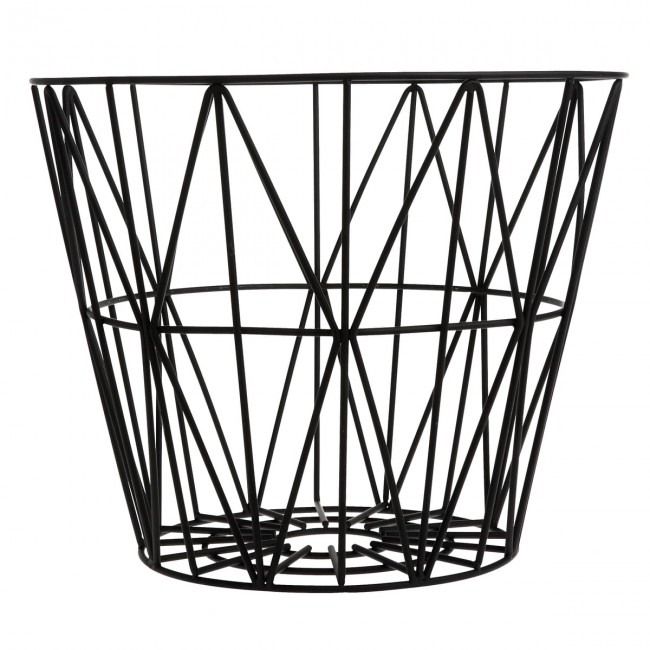 펌리빙 - Wire Basket 라지 블랙 Ferm Living ferm Living - Wire Basket large  black 08501