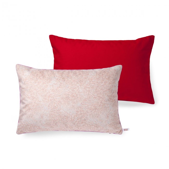 쁘띠 프리튀르 - Volute 쿠션 60 x 40 cm 핑크 Petite friture - Volute cushion  60 x 40 cm  pink 07070