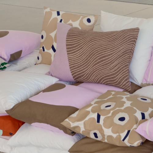 마리메꼬 - Gabriel Nakki 베개커버 40 x 60 cm 핑크 / 브라운 Marimekko - Gabriel Nakki Pillowcase  40 x 60 cm  pink / brown 06925
