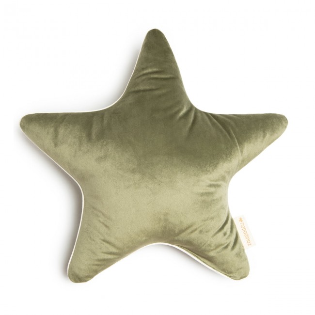 노바디노즈 - Aristote Star 쿠션 40 x 40 cm olive 그린 Nobodinoz - Aristote Star Cushion  40 x 40 cm  olive green 06800