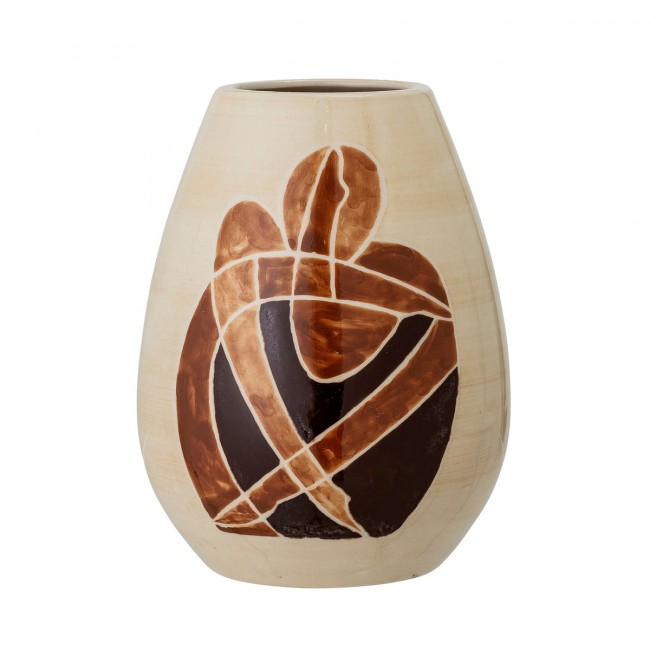 블루밍빌 - Jona 화병 꽃병 H 18 cm 브라운 Bloomingville - Jona Vase  H 18 cm  brown 04853