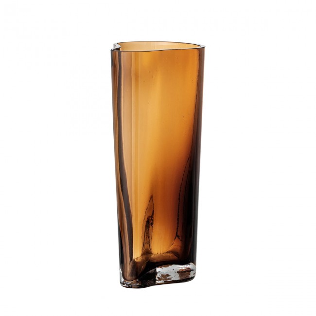블루밍빌 - Benia 글라스 화병 꽃병 H 20 cm 브라운 Bloomingville - Benia Glass vase  H 20 cm  brown 04673