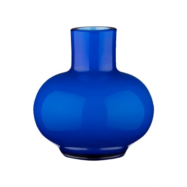 마리메꼬 - Mini 화병 꽃병 Ø 5 5 x H 6 cm 블루 Marimekko - Mini Vase Ø 5 5 x H 6 cm  blue 04568