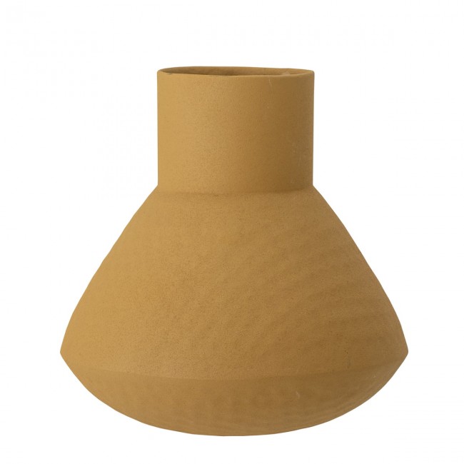 블루밍빌 - Isira 화병 꽃병 H 20 5 cm 옐로우 Bloomingville - Isira Vase  H 20 5 cm  yellow 04216