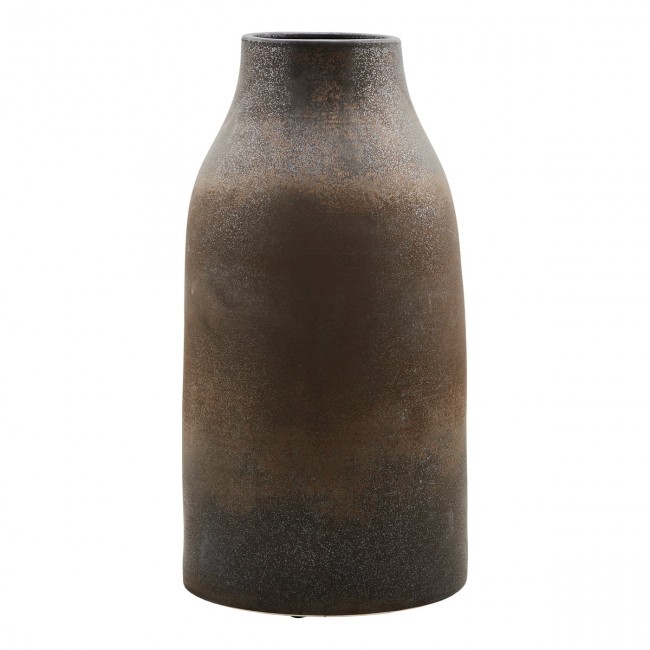 하우스닥터 - 화병 꽃병 Wymm Ø 32 x H 65 cm 블랙 / 브라운 House Doctor - Vase Wymm  Ø 32 x H 65 cm  black / brown 04079