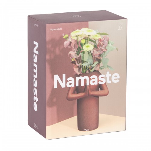 도이 - Namaste 화병 꽃병 브라운 Doiy - Namaste vase  brown 04013