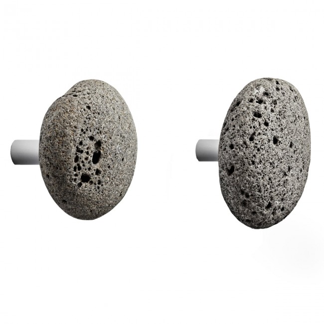 노만코펜하겐 - Stone Wall hook (set of 2) grey Normann Copenhagen - Stone Wall hook (set of 2)  grey 03295