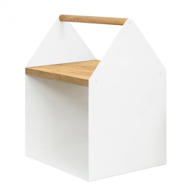 유닉 - Tiny House 사이드 테이블 화이트 Yunic - Tiny House Side table  white 01981
