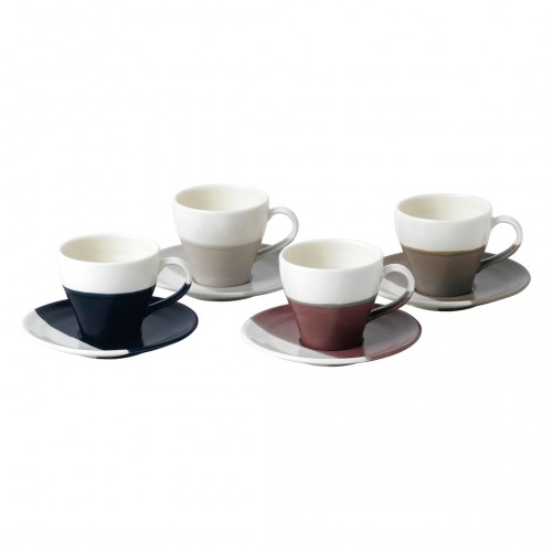 로얄덜튼 Coffee Studio 에스프레소 컵S and 소서 4-pack Royal Doulton Coffee Studio Espresso Cups and Saucers  4-pack 06163