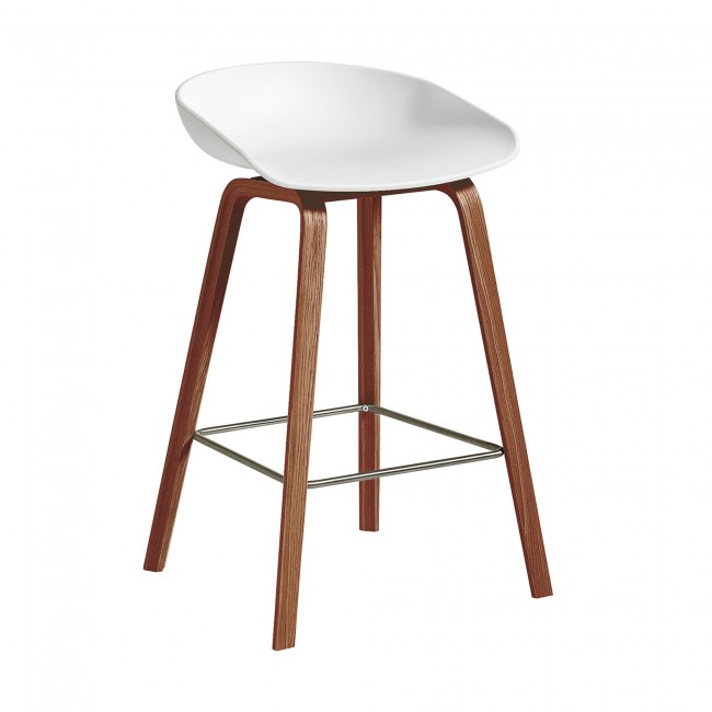 헤이 About a 스툴 AAS 32 Bar 스툴 Low 월넛 Base 270260 HAY About a Stool AAS 32 Bar Stool Low Walnut Base 270260 20416