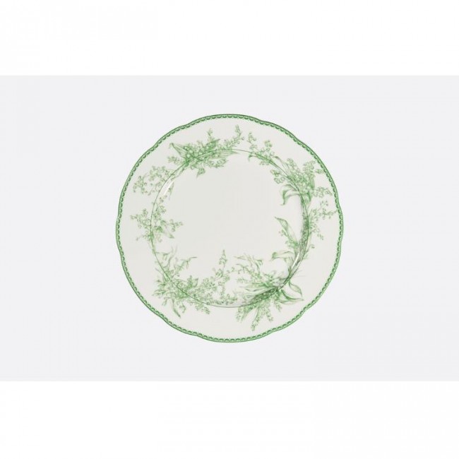 디올 그린 NEW LILY OF THE VALLEY 디너접시 DIOR GREEN NEW LILY OF THE VALLEY DINNER PLATE 00016