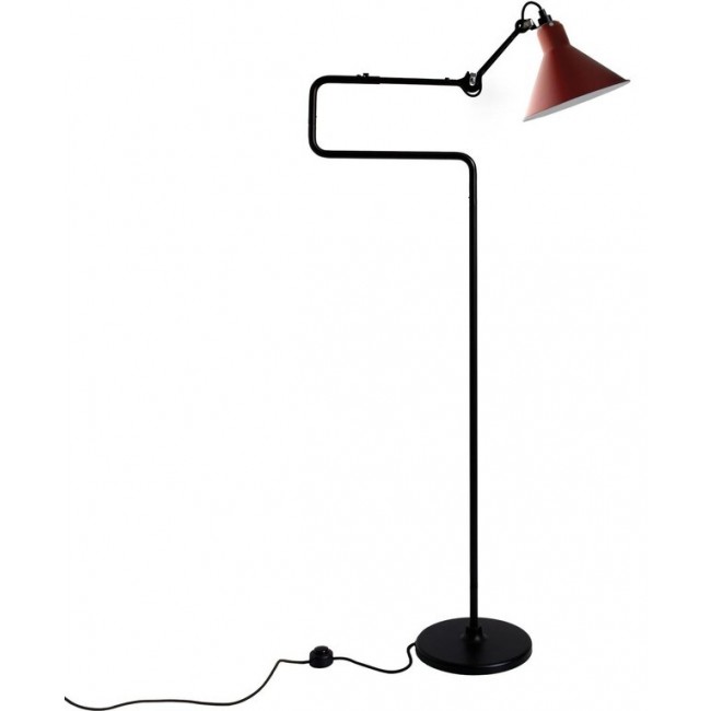 DCW 에디션 램프 그라스 411 Conic 블랙 / Red DCW EDITIONS Lampe Gras 411 Conic Black / Red 31858