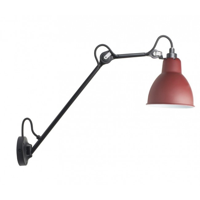 DCW 에디션 램프 그라스 N 122 Round 블랙 / Red DCW EDITIONS Lampe Gras N 122 Round Black / Red 29499