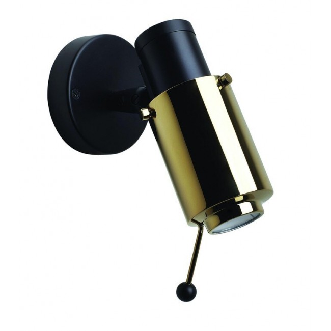 DCW 에디션 비니 Spot LED (튜브 with stick) 블랙 / 골드 DCW EDITIONS Biny Spot LED (tube with stick) Black / Gold 29119