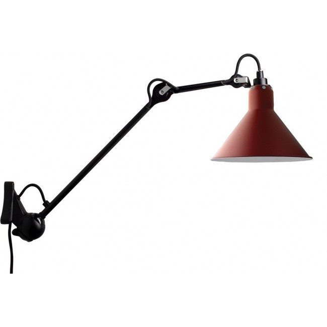 DCW 에디션 램프 그라스 222 Conic 블랙 / Red DCW EDITIONS Lampe Gras 222 Conic Black / Red 28866