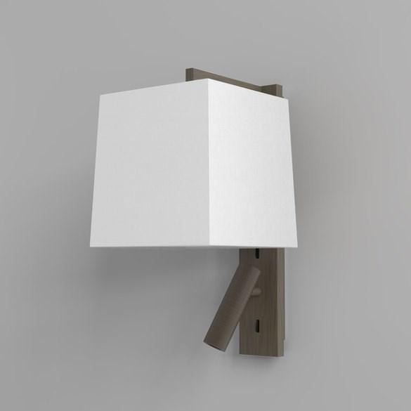 아스트로 Ravello LED Reader + shade 사각 스퀘어 175mm 브론즈 / 화이트 Astro Ravello LED Reader + shade square 175mm Bronze / White 26453