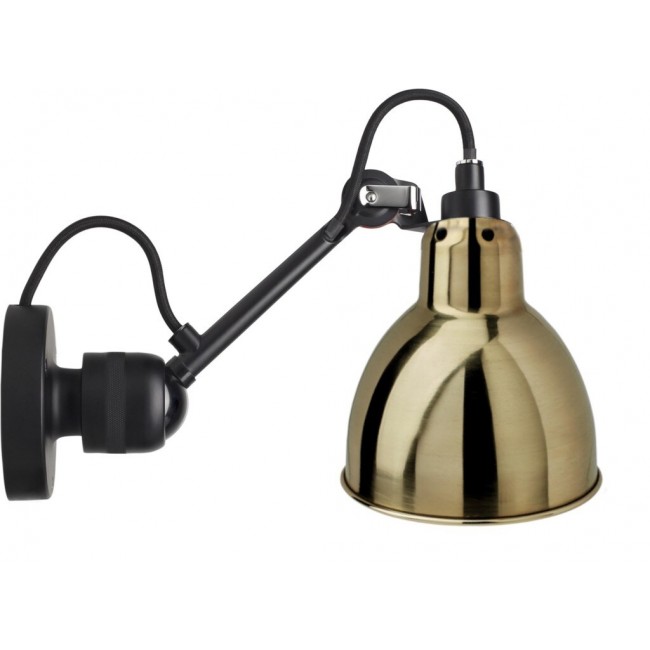 DCW 에디션 램프 그라스 304 Round 블랙 / 브라스 DCW EDITIONS Lampe Gras 304 Round Black / Brass 23859