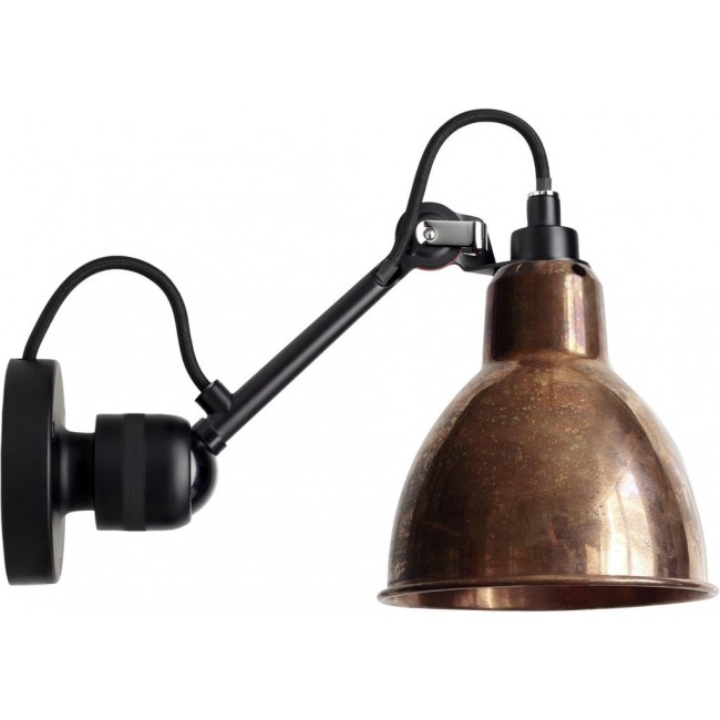 DCW 에디션 램프 그라스 304 Round 블랙 / Raw 코퍼 DCW EDITIONS Lampe Gras 304 Round Black / Raw Copper 23847