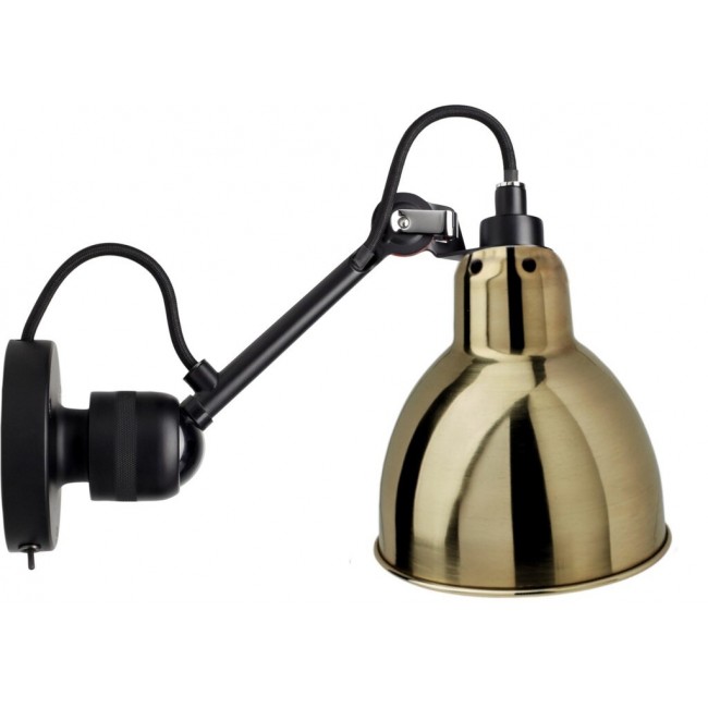 DCW 에디션 램프 그라스 304 SW Round 블랙 / 브라스 DCW EDITIONS Lampe Gras 304 SW Round Black / Brass 23566