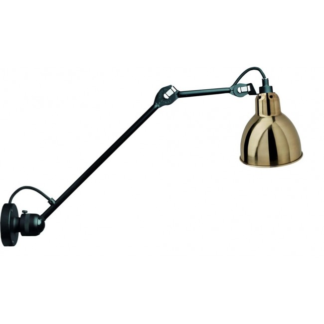 DCW 에디션 램프 그라스 304 L40 Round 블랙 / 브라스 DCW EDITIONS Lampe Gras 304 L40 Round Black / Brass 23542