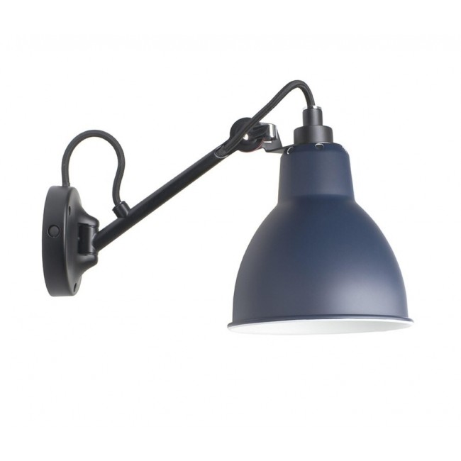 DCW 에디션 램프 그라스 N 104 Round 블랙 / 블루 DCW EDITIONS Lampe Gras N 104 Round Black / Blue 23330