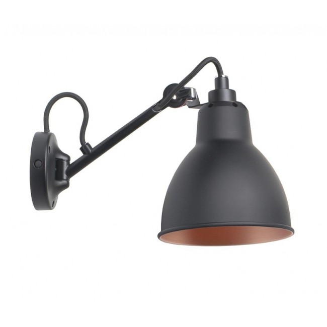 DCW 에디션 램프 그라스 N 104 Round 블랙 / 블랙 / 코퍼 DCW EDITIONS Lampe Gras N 104 Round Black / Black / Copper 23327