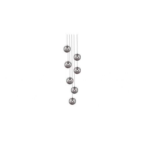KDLN Dew 샹들리에 7 크롬 / 트랜스페런트 KDLN Dew chandelier 7 Chrome / Transparent 18957