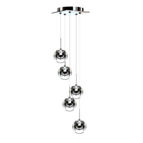 KDLN Dew 샹들리에 5 크롬 / 트랜스페런트 KDLN Dew chandelier 5 Chrome / Transparent 18955