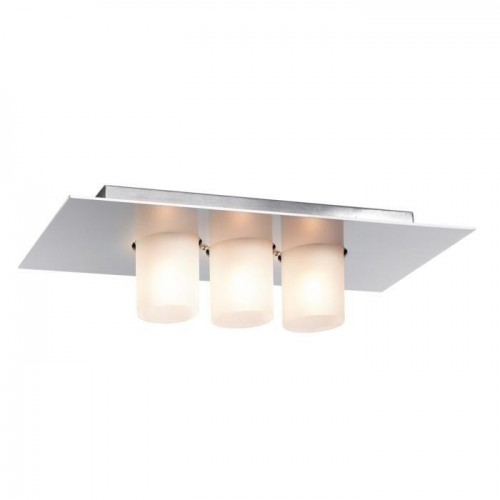 PSM Lighting Titus surface mounted ceiling lamp with 글라스 Satin-finished aluminium 00Z3Z