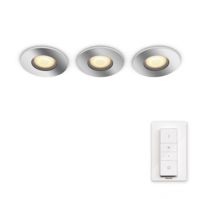 필립스 Adore bathroom (set of 3pcs) - Warm-to-cool 화이트 light 크롬 PHILIPS Adore bathroom (set of 3pcs) - Warm-to-cool white light Chrome 10335